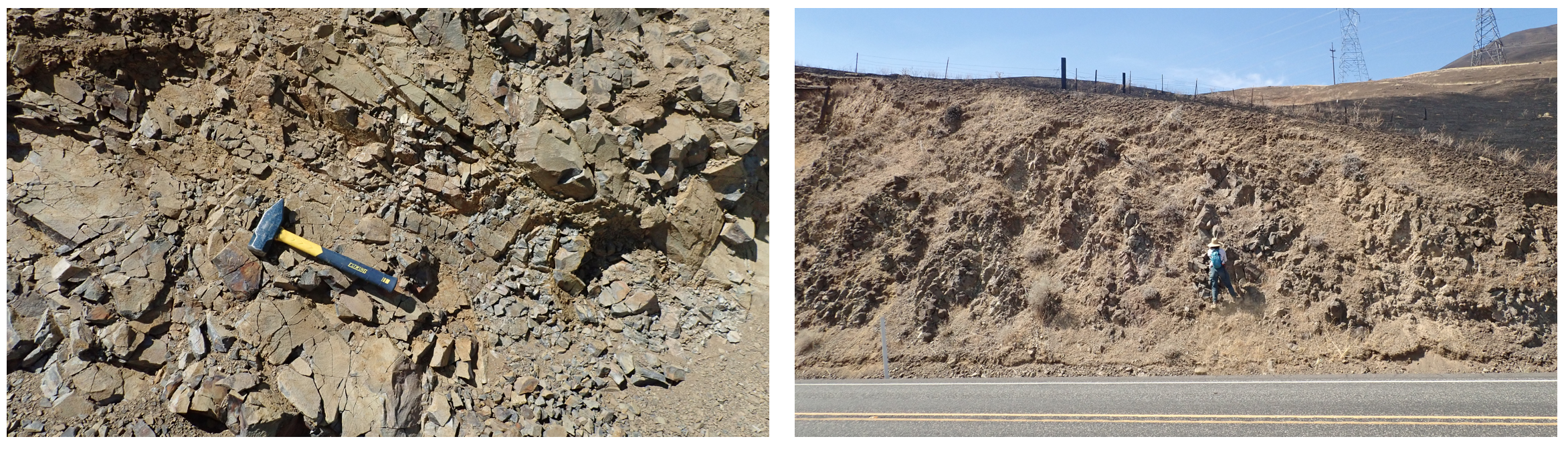 Field Pictures - Deformed Basalt and Loess Deposits